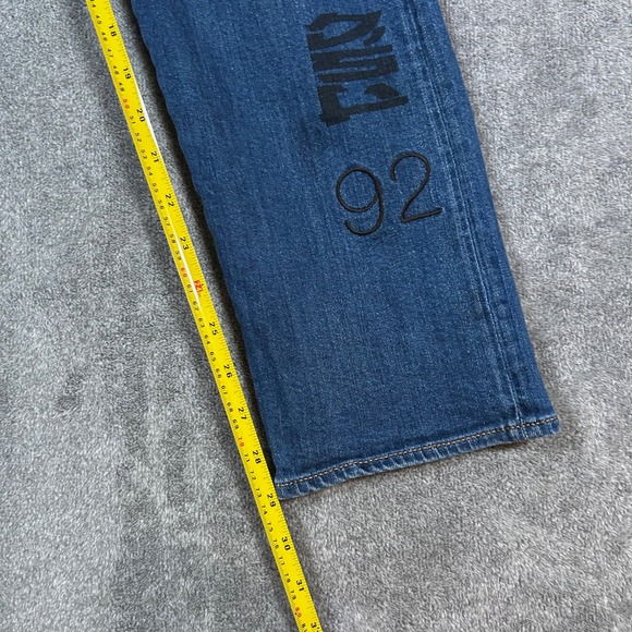 Diesel Denim Jeans Buster-P Regular Slim Tapered Graphic Print  Mens 31x29 - Picture 16 of 16